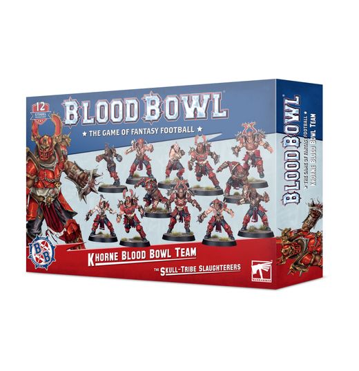 BLOOD BOWL: KHORNE TEAM -  Skull-tribe Slaughterers