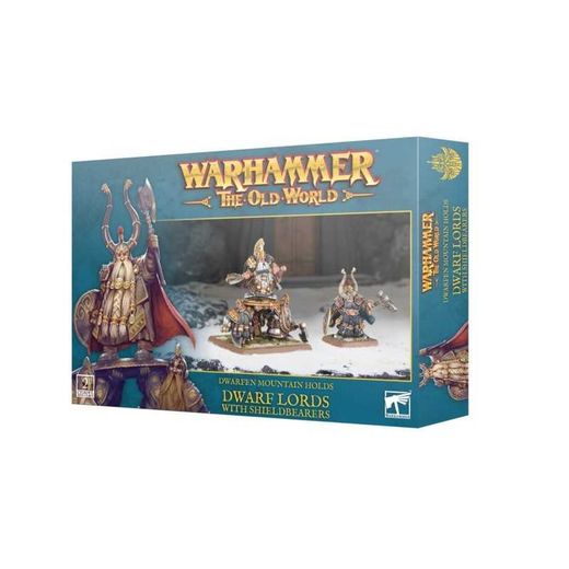 DWARF LORDS WITH SHIELDBEARERS