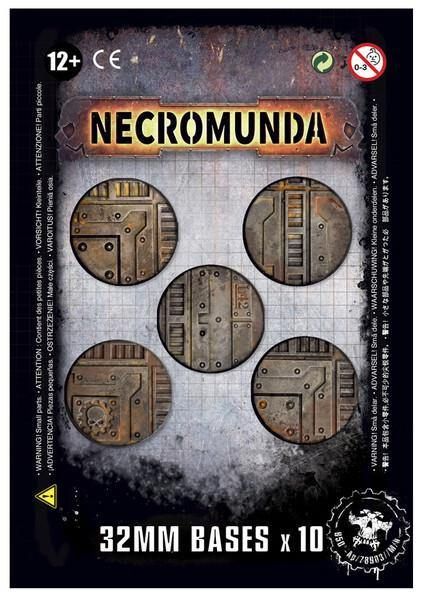 NECROMUNDA 32MM BASES (X10)